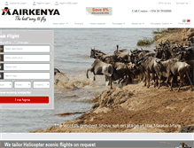 Tablet Screenshot of airkenya.com
